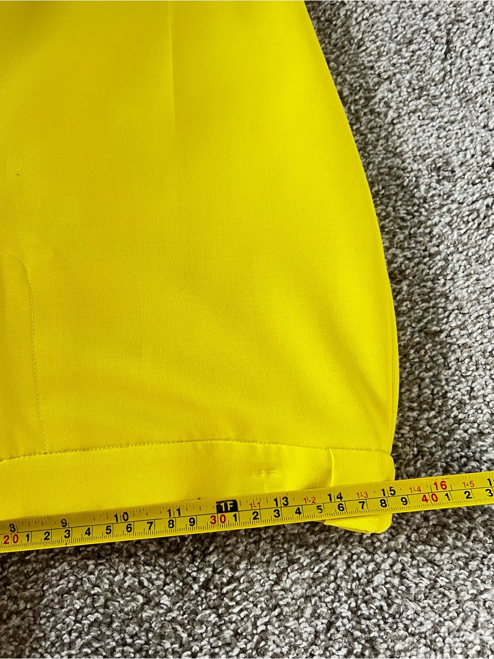 Calvin Klein Bright Yellow Slim Ponte Ankle Pants - Picture 11 of 16